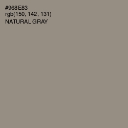 #968E83 - Natural Gray Color Image